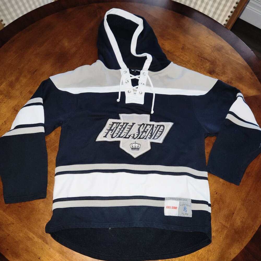 Full Send hockey hoodie, Men's Medium